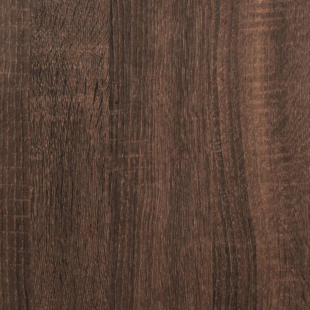 Desk Brown Oak 102x50x75 cm Engineered Wood